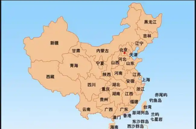 地图版图中可以看出,福建与广东,浙江,江苏三省一衣带水,都是沿海省份