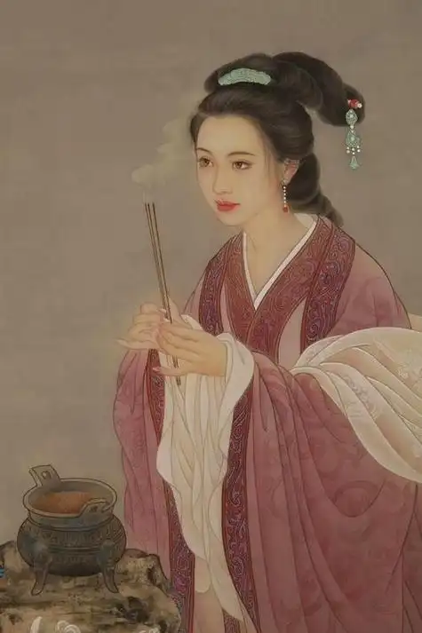 工笔画仕女图工笔画仕女图图片大全