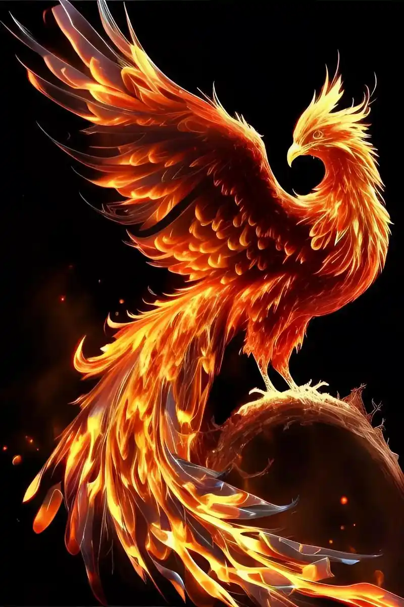 一声凤鸣,响彻云霄;凤凰涅槃,浴火重生,你面前如果是阴影,那 - 抖音