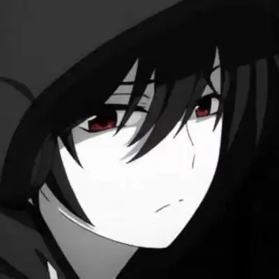 江奕丧系忧郁女生动漫头像记得开心