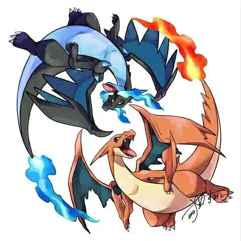 x进化喷火龙简笔画视频