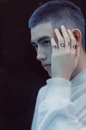 陈飞宇无负妈妈好基因寸头奶奶灰也hold得住立体五官太迷人