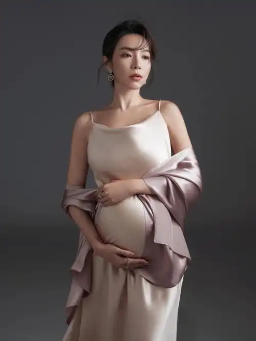 简约高级经典耐看的气质风孕妇照孕妇写真