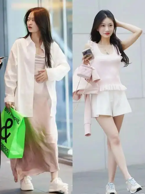 太古里女生真会穿满街都是裙子运动鞋却个个洋气又高级