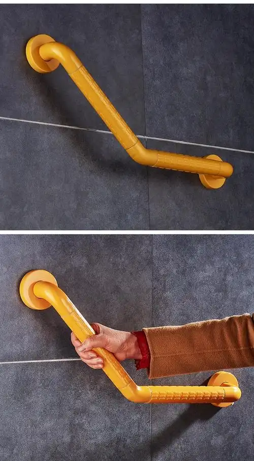 135度扶手架无障碍安全扶手台阶浴缸扶手卫生间老人安全栏杆扶手白色