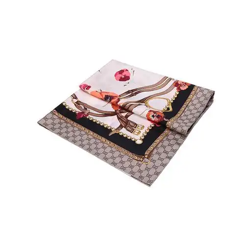 gucci古驰女士桑蚕丝方巾丝巾围巾5087963g001