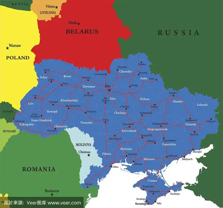 乌克兰地图