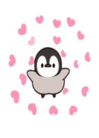小企鹅爱心表情包