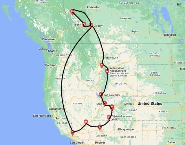 洛杉矶卡尔加里洛杉矶之加拿大篇