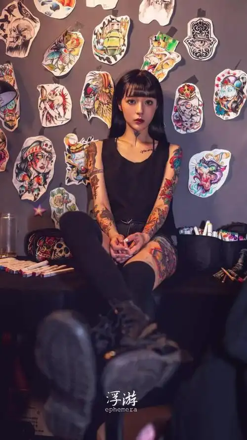 纹身妹子高清手机壁纸(二)