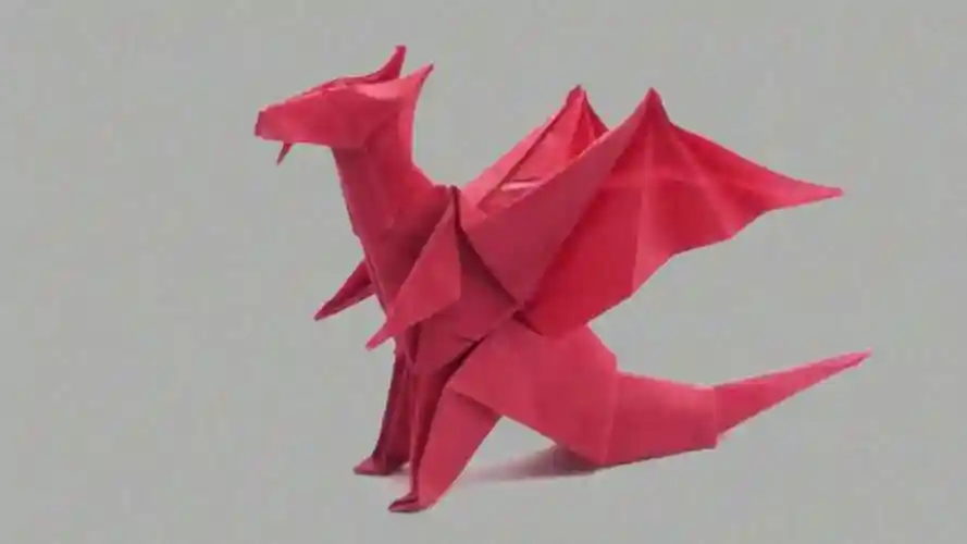 彬彬折纸教你如何折叠喷火飞龙详细视频教程