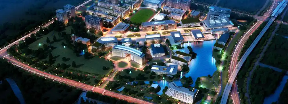 南京工业大学浦江学院俯视图