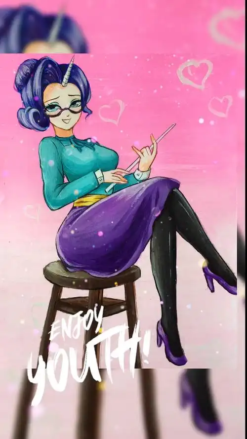 小马宝莉#小马宝莉珍奇拟人漫画,模样有点像语文老师呢.-度小视