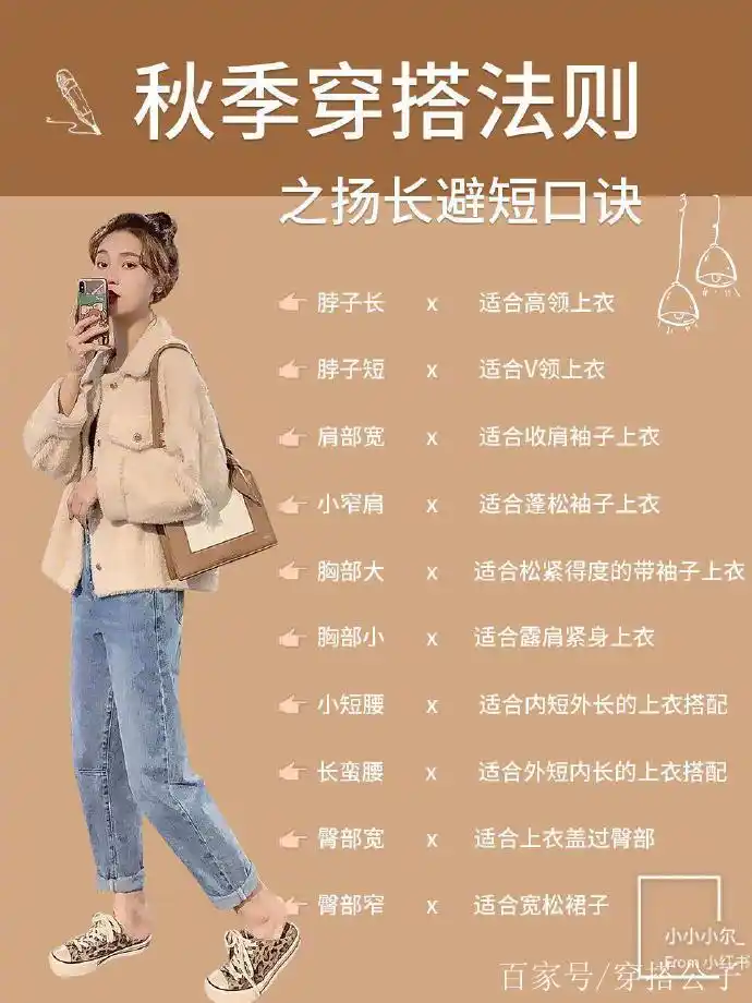 介绍下这些穿搭法则,扬长避短你最美