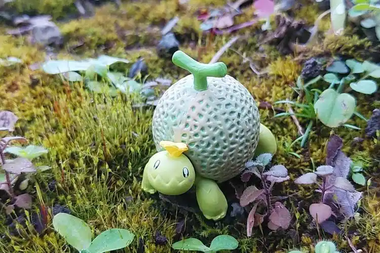 现货菜狗日本stasto正版扭蛋蔬菜精灵第二蜜瓜盒蛋