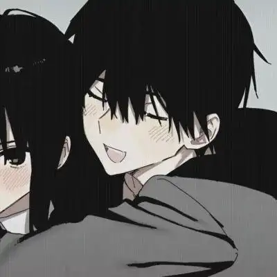 我的快乐是有你才快乐,情侣头像高冷霸气动漫二次元