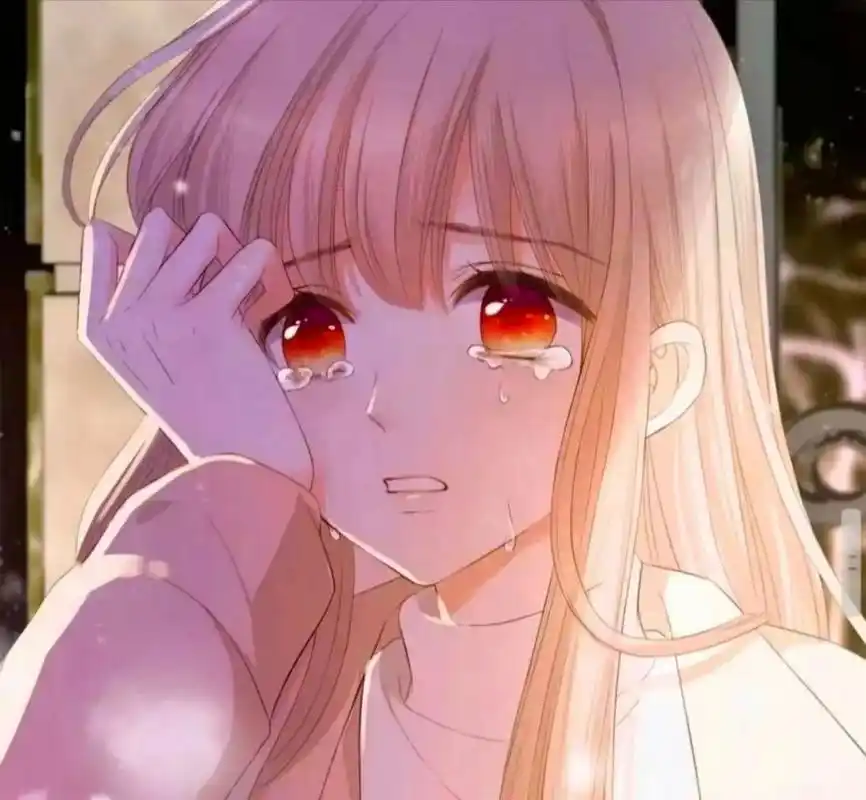 伤感动漫女生流泪头像