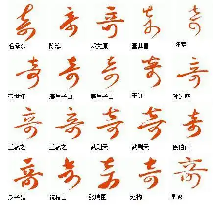 奇字怎么写好看