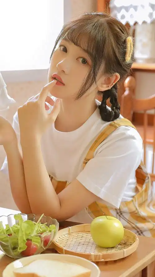 清甜可爱美女手机壁纸