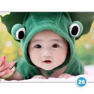 26号宝宝海报龙凤胎娃娃图片早胎教挂画露鸟男女婴儿墙贴画孕备