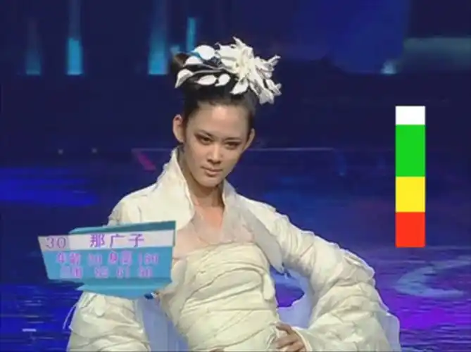 【模拟灯柱】第11届cctv模特电视大赛女模10进8