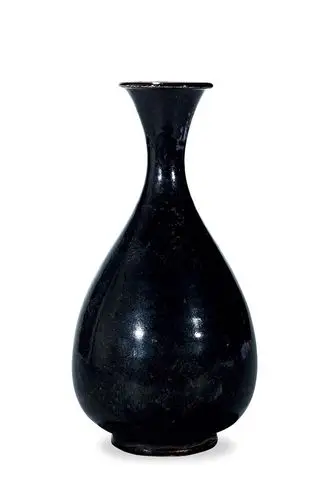 【现代 黑釉玉壶春瓶】拍卖品_图片_价格_鉴赏_现当代及其它瓷器_雅昌