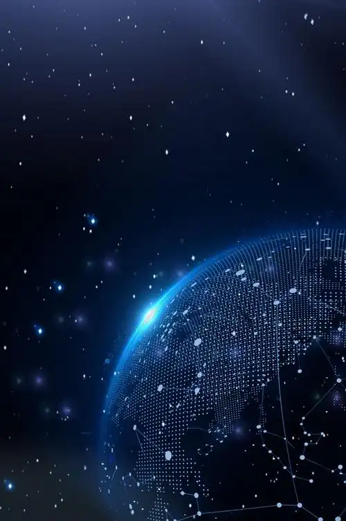 蓝色大气科技未来海报背景_背景素材_科学背景共享免费下载 - 花猫