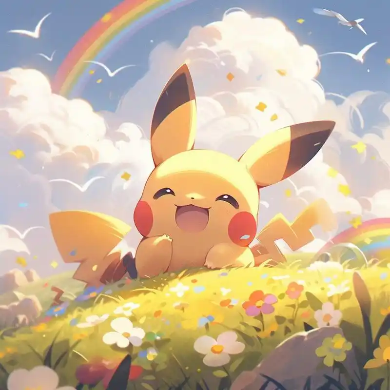 【头像】皮卡丘笑起来真治愈呀