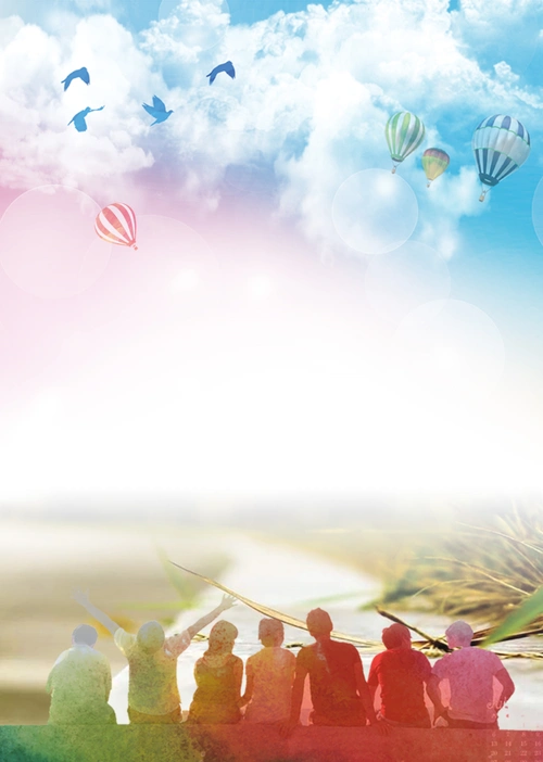 毕业季海报背景素材