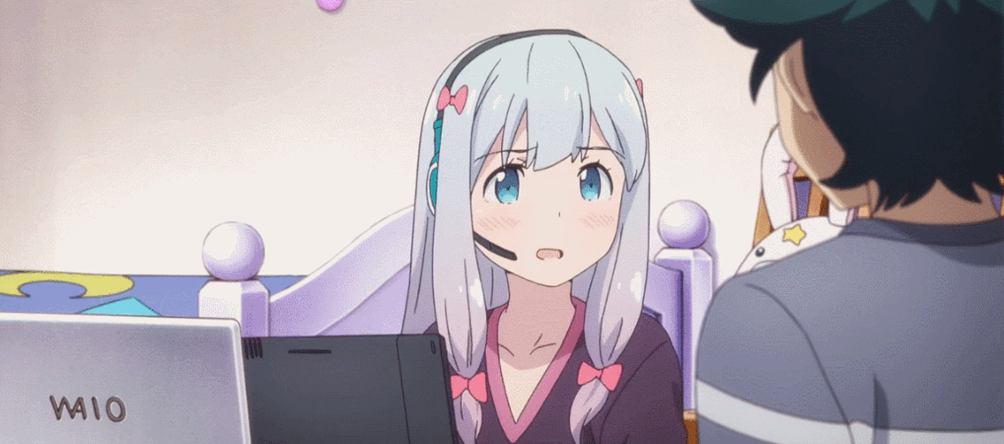 卡通少女害羞脸红gif动图_动态图_表情包下载_soogif