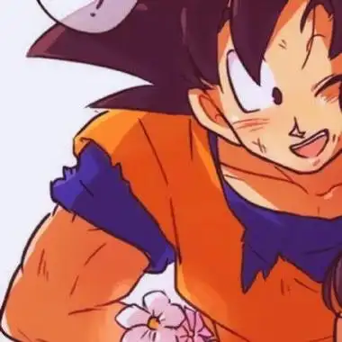 七龙珠情侣头像一左一右孙悟空布尔玛贝吉塔特兰克斯