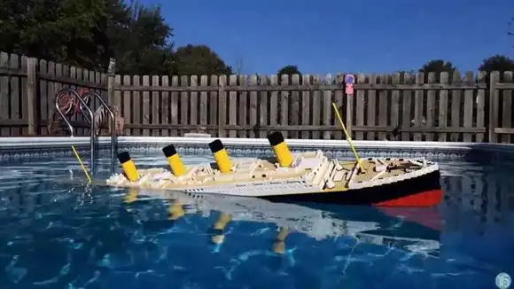 乐高泰坦尼克号沉没~-母婴亲子视频-搜狐视频