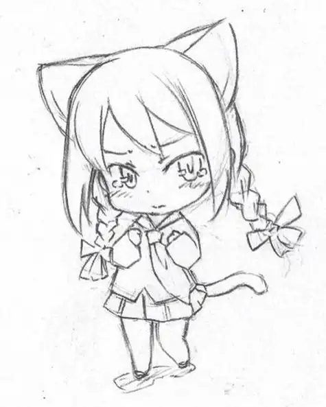 跑步的小孩人物简笔画步骤图片大全 素材之家动漫人物简笔画简笔画