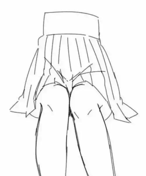 只会画站姿动漫女生坐姿画法教你画出不同姿势的坐姿画法