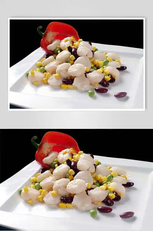 粗粮虾仁家常菜品图片