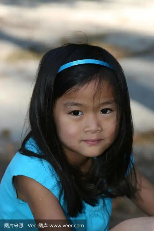 可爱的中国小女孩