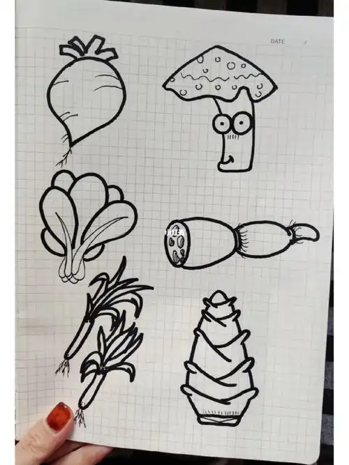 蔬菜简笔画