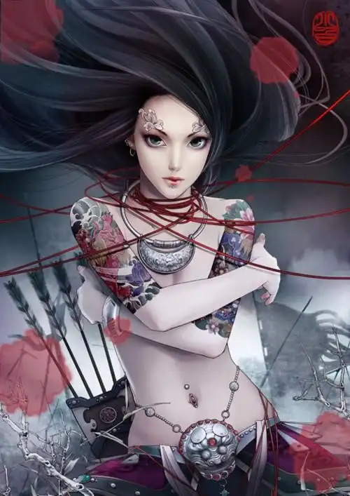 画美人更美 中国知名插画师张小白作品