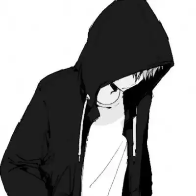 黑白动漫男生头像念七