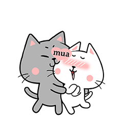 小n和灰小n的甜蜜生活 (动态表情包gif)