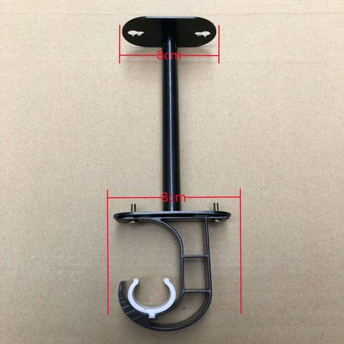 支架罗马杆顶装加长支架窗帘杆底座托杆子窗帘固定加长窗帘杆顶装