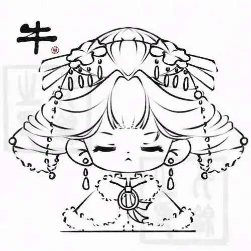 十二生肖拟人头像牛