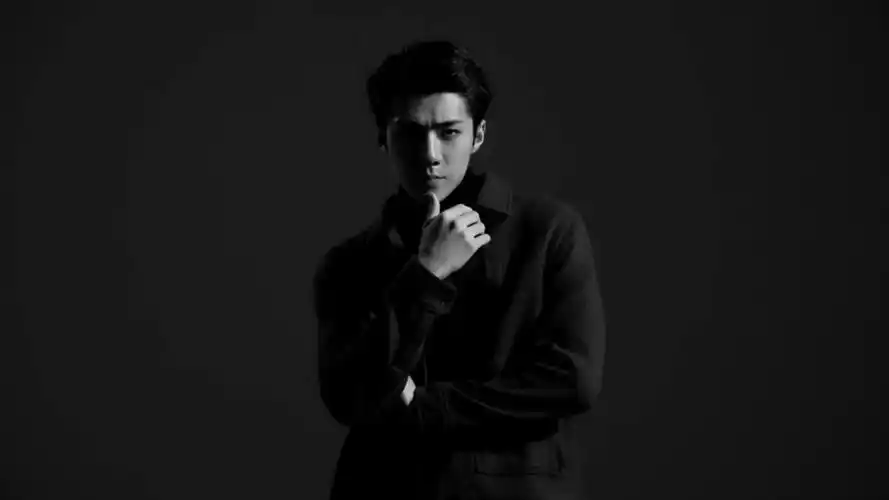 exo成员吴世勋帅气黑白写真电脑壁纸 exo,吴世勋,韩国明星,韩国帅哥