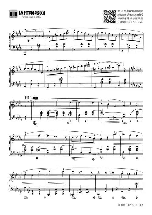 肖邦升c小调圆舞曲作品64之2