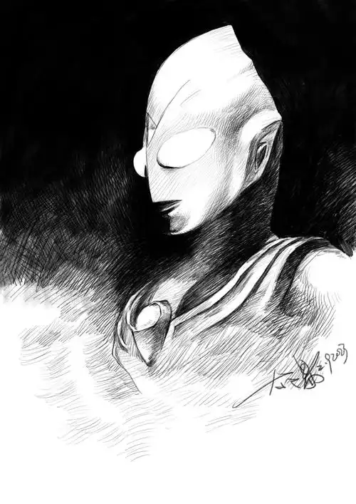 画了张  迪迦奥特曼