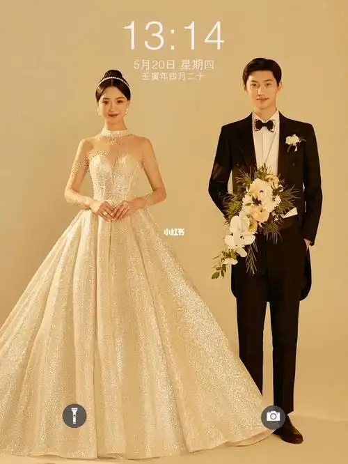 仪式感婚纱照78简约不简单的室内仪式感婚纱照有大用处结婚请柬