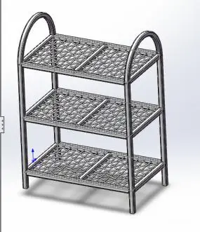 solidedge鞋架图纸