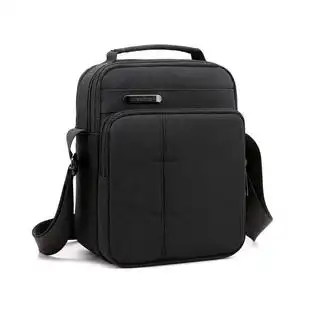 能装7寸华为手机小斜挎包休闲迷你新款潮男小背包单肩小布包竖款