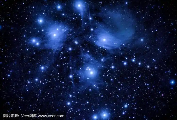 昴宿星团被称为七姐妹和梅西耶45,疏散星团