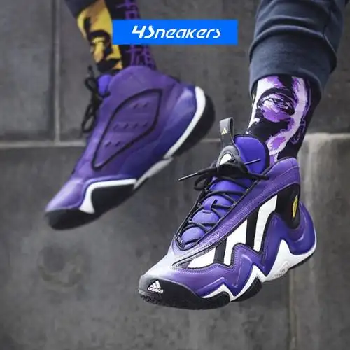 阿迪达斯adidascrazy科比灌篮白黑复古篮球球鞋gy4520篮球鞋